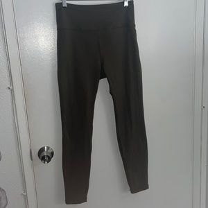 Olive green leggings size large